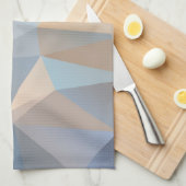 Cooles abstraktes Dreieck-Muster Geschirrtuch (Viertel Falte)