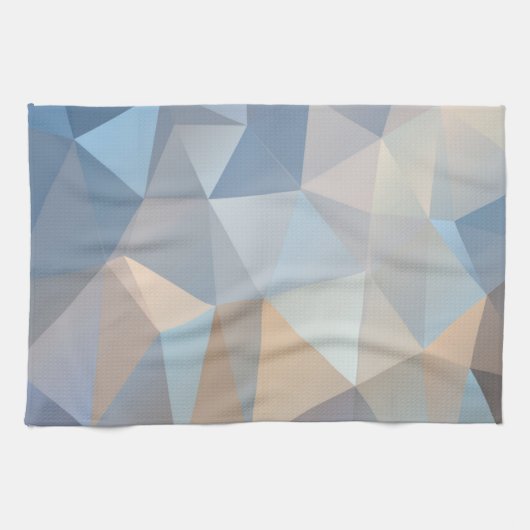 Cooles abstraktes Dreieck-Muster Geschirrtuch (Horizontal)