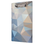 Cooles abstraktes Dreieck-Muster Klemmbrett (Links)