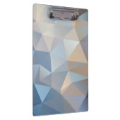 Cooles abstraktes Dreieck-Muster Klemmbrett (Rechts)
