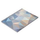 Cooles abstraktes Dreieck-Muster Notizblock (Linke Seite)