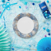 Cooles Abstraktes Dreieck-Muster Pappteller (Party)