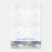 Cooles abstraktes Dreieck-Muster Post-it Klebezettel (Vorderseite)