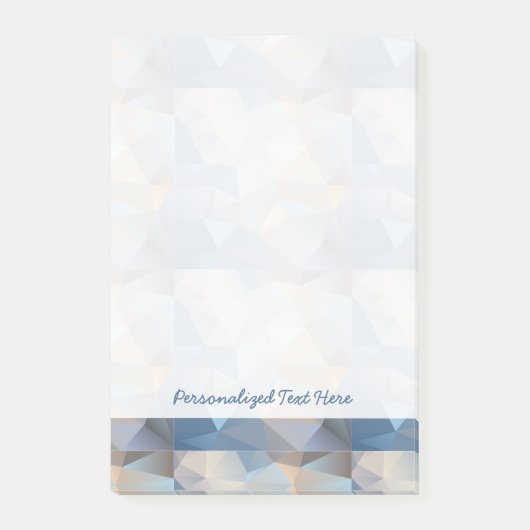 Cooles abstraktes Dreieck-Muster Post-it Klebezettel (Vorderseite)