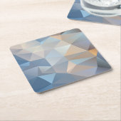 Cooles abstraktes Dreieck-Muster Rechteckiger Pappuntersetzer (angewinkelt)