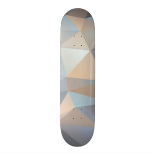 Cooles abstraktes Dreieck-Muster Skateboard