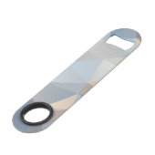 Cooles abstraktes Dreieck-Muster Speed Flaschenöffner (Vorderseite Schrägansicht)