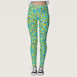 Cooles, Abstraktes geometrisches Hartglas Leggings