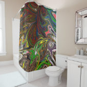 Cooles abstraktes Muster Duschvorhang (Beispiel)