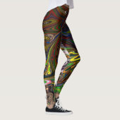 Cooles abstraktes Muster Leggings (Rechts)