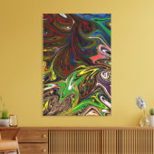 Cooles abstraktes Muster Leinwanddruck (Insitu (Wohnzimmer))