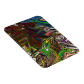 Cooles abstraktes Muster Magnet (Rechte Seite)