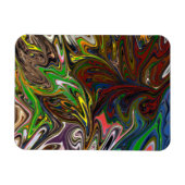 Cooles abstraktes Muster Magnet (Horizontal)