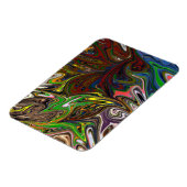 Cooles abstraktes Muster Magnet (Linke Seite)