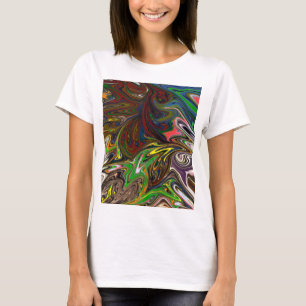 Cooles abstraktes Muster T-Shirt