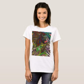 Cooles abstraktes Muster T-Shirt (Vorne ganz)
