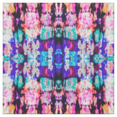 Cooles Abstraktes rosa blaues Gefärbte Krawatte-Mu Stoff (Muster)