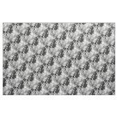 Cooles Abstraktes Schwarz-Weiß-Muster Stoff (Fat Quarter (45,7 x 55,9 cm))