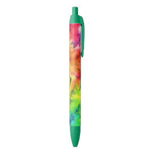Cooles Abstraktes Warm-Regenbogen-Batik-Gefärbte Kugelschreiber
