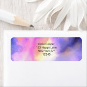 Cooles Abstraktes Watercolor Kosmische Raumgestalt (Insitu)