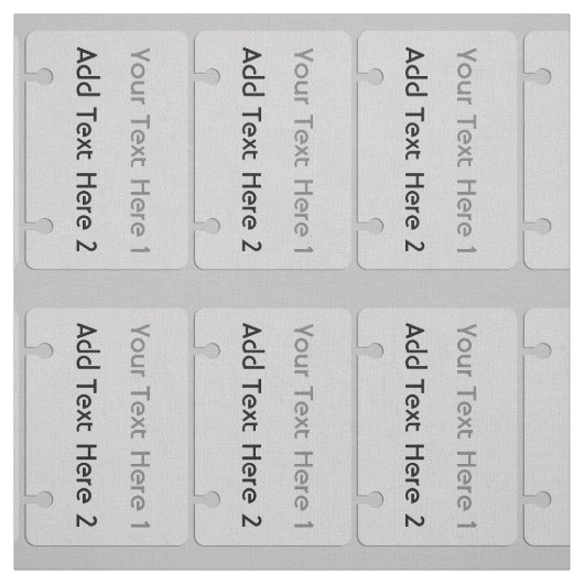 Cooles Abzeichen Hinzufügen eines Textmusters Grau Stoff (Muster)