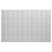 Cooles Abzeichen Hinzufügen eines Textmusters Grau Stoff (Fat Quarter (45,7 x 55,9 cm))