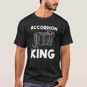 Cooles Accordion für Männer Vater Jazz Klassisches T-Shirt