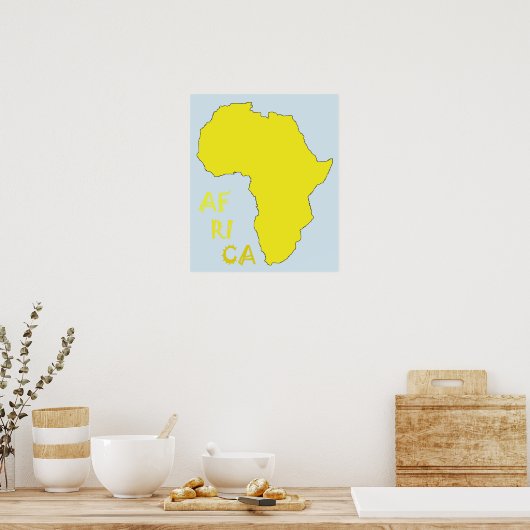 Cooles Afrika-Poster Poster (Küche)