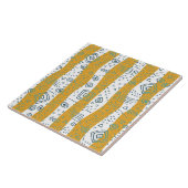 cooles afrikanisches Muster - Keramik Fliese (Seite)