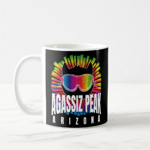 Cooles Agassiz Peak AZ Niedliche Kitty Cat Ski Gog Kaffeetasse