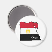 Cooles Ägypten Magnet (Vorderseite/Rückseite)