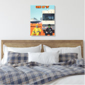 Cooles Albuquerque UFO Leinwanddruck (Insitu (Schlafzimmer))
