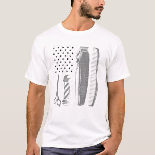 Cooles amerikanisches Barber für Männer - US-Haars T-Shirt