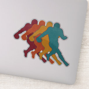 Cooles amerikanisches Fußballdesign Aufkleber