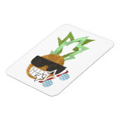 Cooles Ananas-Foto-Magnet Magnet (Linke Seite)