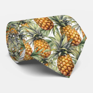 Cooles Ananas-Fruchtmuster Krawatte