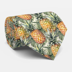 Cooles Ananas-Fruchtmuster Krawatte