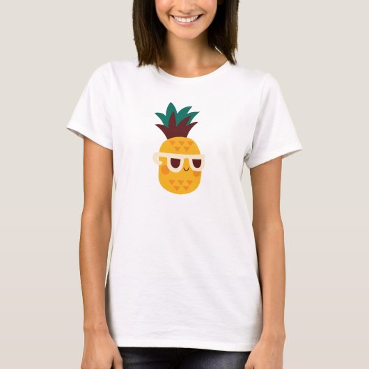 Cooles Ananas-Hemd T-Shirt (Vorderseite)