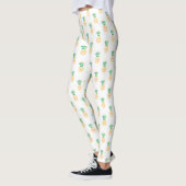 Cooles Ananas-Muster Leggings (Links)