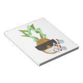 Cooles Ananas-Notepad Notizblock (angewinkelt)