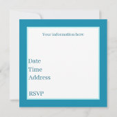 Cooles Ananas-Party zum Geburtstag Einladung (Rückseite)