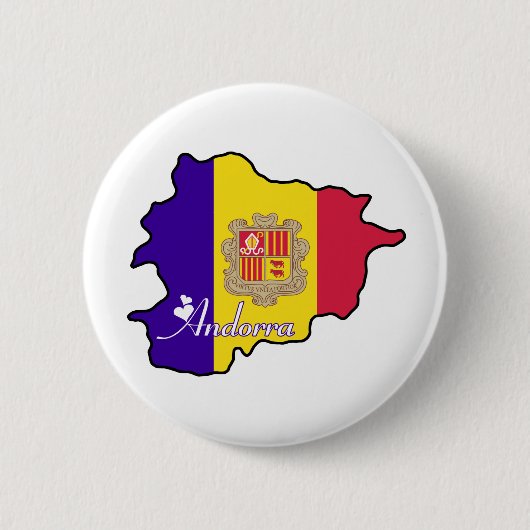 Cooles Andorra Button (Vorderseite)