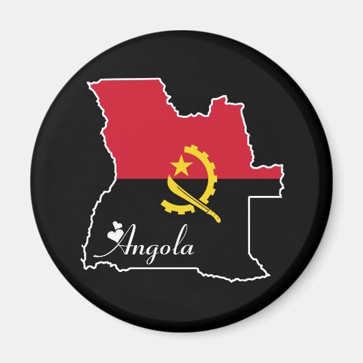 Cooles Angola Magnet (Vorne)
