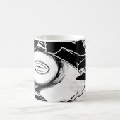 Cooles Anime Eye Ball Café Kaffeetasse (Mittel)