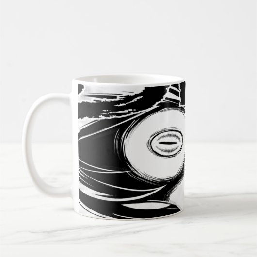 Cooles Anime Eye Ball Café Kaffeetasse (Links)