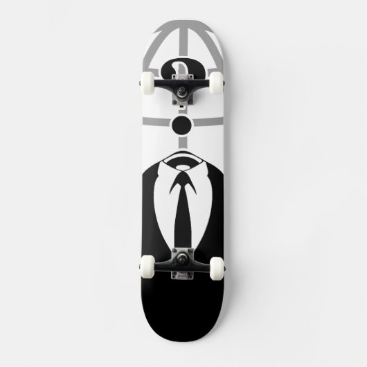 Cooles anonymes Firmenzeichen Skateboard (Vorderseite)