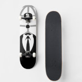 Cooles anonymes Firmenzeichen Skateboard (Vorne)