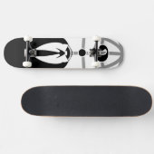 Cooles anonymes Firmenzeichen Skateboard (Horizontal)