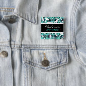 Cooles aquamarines bezauberndes button (Beispiel)