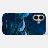 Cooles Aquarium Fisch Dunkles Wasser Personalisier Case-Mate iPhone Hülle (Rückseite (Horizontal))